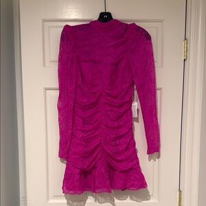 Vibrant Pink Lace Dress